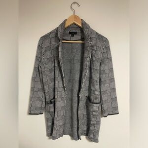 Jcrew XXS Knit Cotton Plaid Blazer
